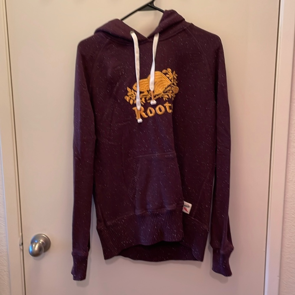 Roots purple sweatshirt